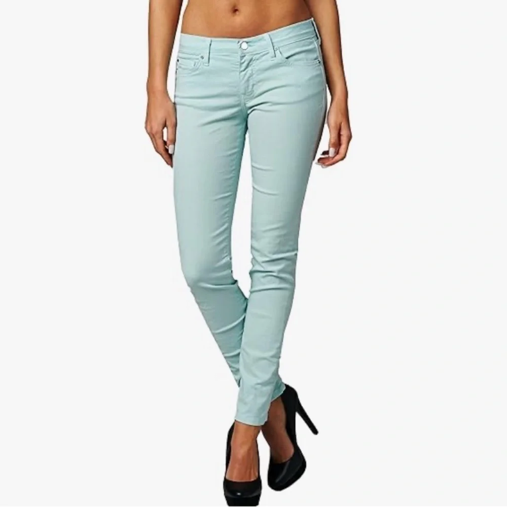 Angry Rabbit Light Mint Green Slim Fit Classic 5 Pocket Jeans Various Sizes